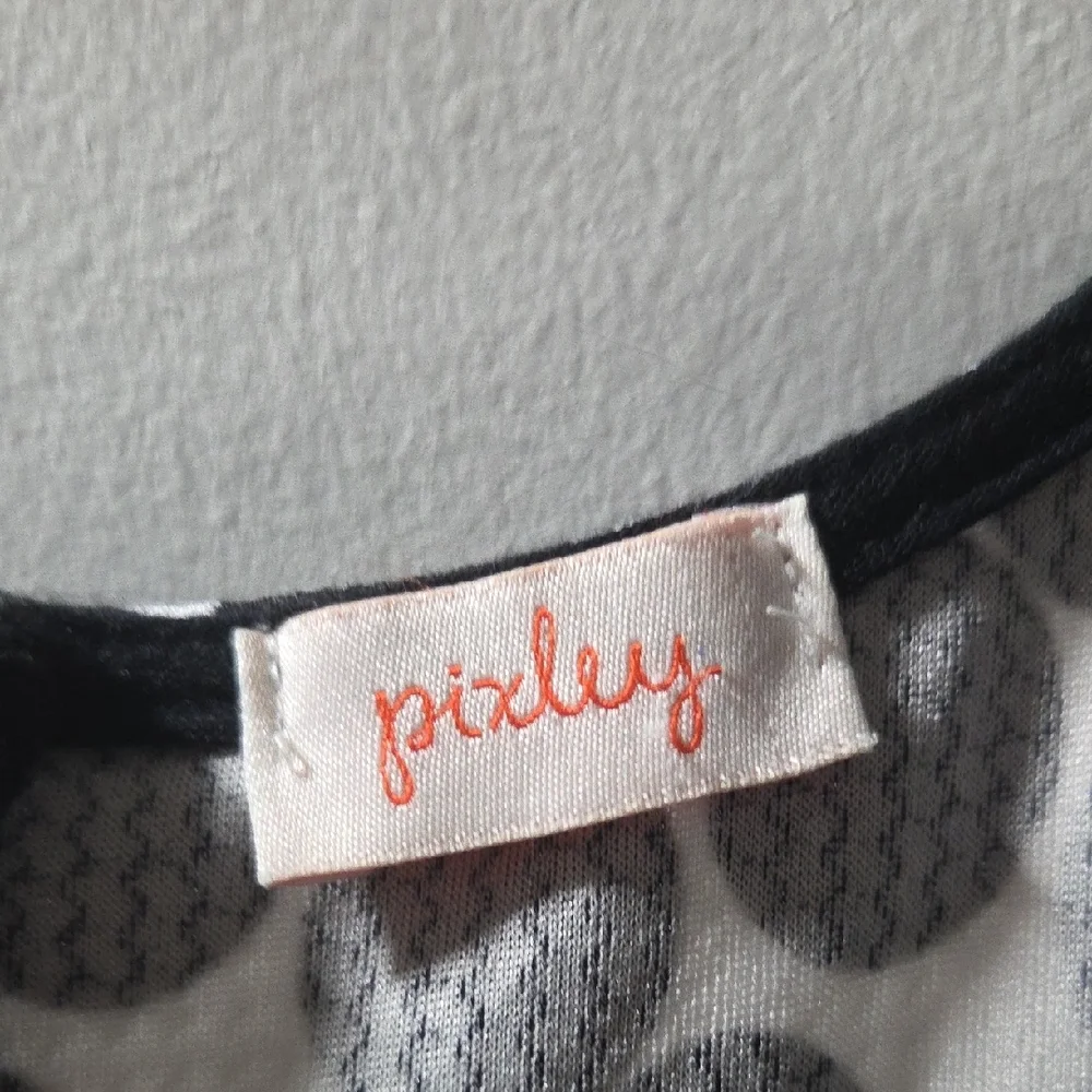 Pixley Black and White Patterned Mini Dress - Picture 2 of 3